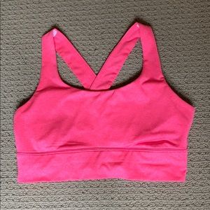 Gap fit pink sports bra